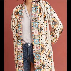 Anthropologie Coloma Embroidered Jacket Sz XS NWT